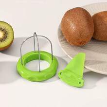 Kiwi Cutter, Kiwi Slicer, Fruit Peeler, Skin Separator, Kitchen Gadget - Green - View 4