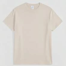 Women's "RED Remember Everyone Deployed" Patriotic Military Support Graphic Crew Neck T-Shirt, Casual Short Sleeve Tee - 杏色 - 查看 3