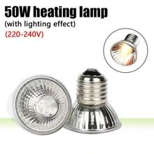 Adjustable Turtle Basking Lamp Holder, US/EU Plug, Reptile Lizard Gecko Calcium Lamp Fixture - 50W Light Bulb - View 8