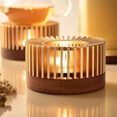 Tetera aislada de aleación de aluminio, tetera con diseño floral, tetera con calentador de vela, calentador para hotel y restaurante, temporada de regreso a clases