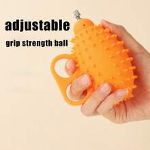 Adjustable Grip Strength Trainer Ball, Hand Massage Squeeze Ball For Finger Grip Strength Exercise, Silicone - Grip Strength Device - View 1