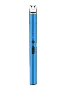 Rechargeable Flameless Plasma Windproof USB Lighter - Upgraded LED Battery Display, Safety Switch, Pocket Size For Candle, Cooking, BBQs And Fireworks - Màu xanh lam - Xem 7