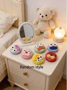 Cartoon Big Mouth Mini Small Tape Measure, Leather Ruler For Measuring Three Measurements, Clothing Ruler, Soft Ruler, One Click Rebound, Household Tape Measure - Cartoon Big Mouth - View 11