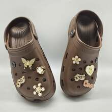 Babouche-Style Sneakers, Perfect For Holidays, Autumn/Spring/Summer/Winter, Offering Comfort And Style. High Platform. - Coffee Brown - View 3