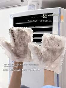 15/25 đôi găng tay lau chùi sợi siêu mịn, chống bụi, đa năng dùng được cả khô và ướt, dễ lau chùi, loại bỏ bụi bẩn, găng tay vệ sinh gia dụng đa năng. - nhiều màu - Xem 6