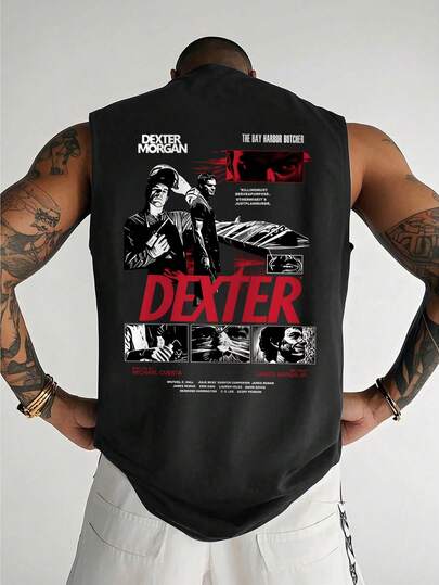 YUNCHIC 男士夏季日常电视剧复古美剧法医科学家圆领短袖T恤，适合居家、办公、户外、都市、日常、街头、休闲、青年、简约、校园、复古、自然、百搭、质感、优雅、个性化、运动等场合。