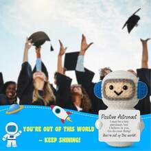 1pc Space Robots Are Suitable For Giving To Friends, Family Members Or Themselves During Exam Season, Stress Period In The Workplace Or Emotional Depression To Convey Encouragement. - Multicolor - View 3