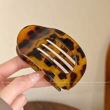 1pc/2pcs/3pcs Retro Matte Solid Color Flat Alligator Hair Clip Hair Claws, Simple Versatile Hairclips Suitable For Long And Thick Hair - Multicolor - View 11