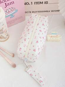 1 pieza Bolsa de cosméticos grande con diseño lindo para niñas, bolsa de almacenamiento multifuncional con asa, bolsa de maquillaje portátil y de moda para niñas, bolsa de almacenamiento para productos de cuidado de la piel, bolsa para guardar brillo de labios, monedero, bolsa para guardar cables, bolsa para guardar cargador portátil, organizador de viaje, bolsa de cosméticos, regalo para el Día de la Madre, regalo de vuelta al colegio, regalo de Año Nuevo, regalo de Navidad, bolsa organizadora de electrónicos, bolsa de viaje - Multicolor - Ver 12