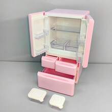 1pc Mini Fridge Model Room Decor, Miniature Scene Fridge Decoration. No Power Needed, Suitable For 14 Years Old And Above - One Size - View 13