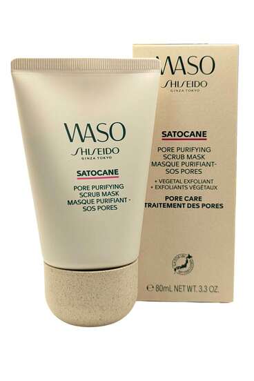  Shiseido Waso Satocane Pore Purifying Face Scrub Mask 80ml Skin Care