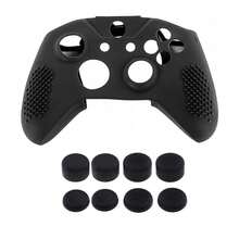 一套适用于 One 的硅胶手柄套 + 8 个摇杆帽，防滑、防汗、防刮擦，提升游戏体验 - 查看 8