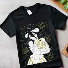 Overlord Ainz T-Shirt Ooal Gown Albedo Overlord Anime Manga Gifts Shirt All Size - Black - View 8