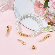 4个18K镀金铜S形心形扣钩，适用于珠宝制作，如项链、手链DIY - A - 查看 3