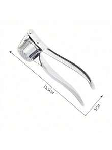 1/2件装金属蒜蓉压榨器，专业手动蒜蓉器，蒜姜压榨器，蔬菜切碎器/蒜蓉器和去皮器/调味料和香料工具/家居必备/厨房配件 - 大蒜壓榨 - 查看 4