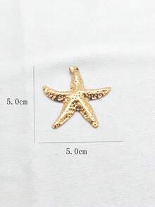 1 chiếc mặt dây chuyền hình yếu tố đại dương, phong cách thường ngày, đa năng, thích hợp đeo hàng ngày. - Vàng - Xem 10