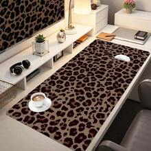 1pc Leopard Pattern Desk Pad Modern Art Large Mouse Pad 50*100cm Desk Accessories Rubber Base With Stitched Edge Non-Slip Keyboard Pad For Office Home Computer As Gifts For Men Women Friends Back To School Desk Accessories Office Supplies Office Desk Accessories Mousepad Mouse Pad For Desk. Desk Accessories For Men, Office Decorations, Oficina, Cheetah Print Room Stuff, Desk Trinkets, A Gift For A Colleague, Mouse Pad Gaming, Gaming Stuff For Room, Gaming Mouse, Gaming Desk, Gaming Accessories, Pink Mouse Pad, Mouse Pads, Pad, Keyboard Pad - B - Xem 2