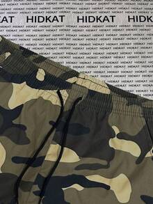 Women's Outdoor Camouflage Work Pants: Lightweight, Breathable Summer Sports & Casual Pants With Adjustable Waistband - 迷彩卡其色 - 查看 4