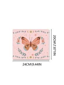 粉色鼠标垫桌垫，蝴蝶图案鼠标垫桌垫，长款鼠标垫游戏鼠标垫，防滑橡胶底座，缝边设计 - 适用于办公电脑键盘笔记本电脑 - 查看 14