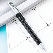 7-In-1 Multi-Function Tool Pen Set, EDC Portable Tool With Screwdriver, Ruler & Level, Compact Pocket Multi-Tool Pen, Gift - Multicolor - View 13