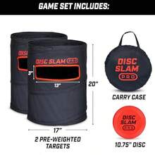 Disc Slam Game - Juego de Lanzamiento de Disco al Aire última intervensión para Patio y Fiesta en la Playa clásico o Profesional - Pro - Ver 6