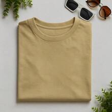 Premium 100% Cotton T-Shirt, 26.1 Yarn, Crew Neck, Short Sleeve, Comfortable And Ready To Ship, Loose Fit, Plus Size - OAT - Xem 2