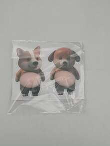 3D可爱小狗柴犬挤压手机壳装饰，儿童生日派对礼物，节日用品 - 多色 - 查看 15