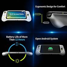 Logitech The CLOUD Cloud Handheld Game Console Features A 7-Inch High-Definition Touchscreen, Wireless Bluetooth Connectivity, And Is Lightweight, Portable, Has A Long Battery Life, Stereo Sound, Smooth Gameplay, And An Ergonomic Design. - View 4