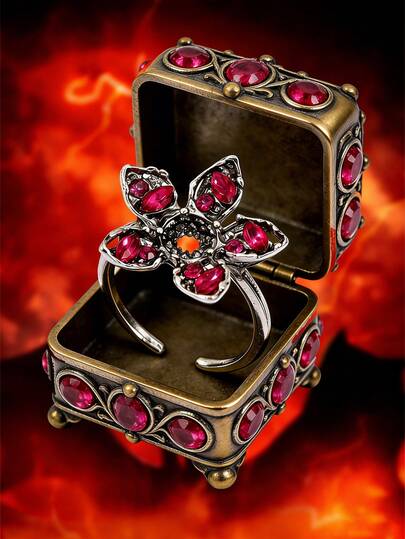 怪兽戒指，时尚配饰，电视剧周边，韩流风格收藏品，适合日常佩戴、角色扮演、万圣节、情人节、母亲节或作为独特的生日礼物