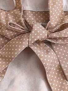 1/2pcs Small Floral Shoulder Strap Apron, Oil & Stain Resistant Princess Dress - Floral - View 6