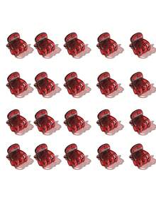 20/50 chiếc kẹp tóc mini màu nâu + đỏ tía + xanh lá cây, thích hợp để tạo kiểu tóc cho nữ, kẹp chắc chắn cho tóc mái và là phụ kiện tóc đa năng mùa hè, kẹp tóc đi biển, kẹp tóc du lịch. - Nhiều màu - Xem 15