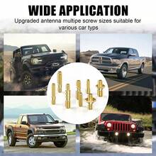 Cool Bullet Shaped Car Antenna, Universal Fit Vehicle Antenna Replacement, Car Styling Accessories For Pickup Trucks SUVs - Black - View 6
