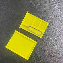 SIM Card Storage Box With Ejector Pin, Portable & Compact, Storage For Mobile Phone SIM/Memory Cards, Mini Size, Anti-Drop & Dust-Proof - Multicolor - View 9