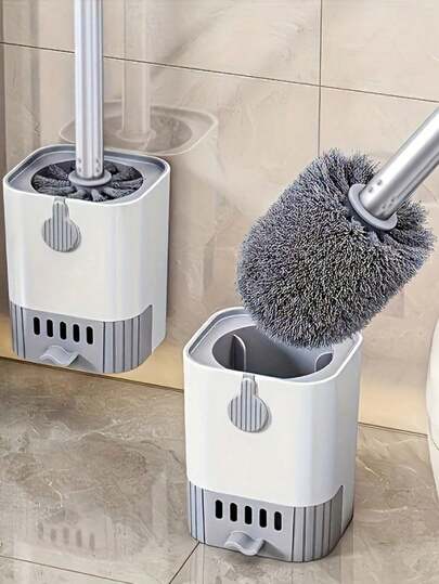 Bộ 1 chổi cọ toilet treo tường kèm giá đỡ, chổi cọ toilet cán dài (lông mềm, chống dính, dễ vệ sinh), loại bỏ hiệu quả các vết bẩn trên bồn cầu, giữ cho bồn cầu sạch sẽ và hợp vệ sinh. Có thể treo tường hoặc để đứng, chổi cọ nhà tắm dễ vệ sinh, dụng cụ vệ sinh, đồ dùng gia đình, phụ kiện phòng tắm, phụ kiện nhà vệ sinh.