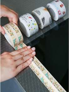 Random Style Waterproof Caulk Strip, Self-Adhesive Mildew-Proof Sealing Tape For Kitchen Sink, Countertop, Bathroom Toilet - Random Style - View 7