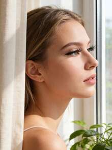 5 Pairs Natural Thick False Eyelashes, Curled And Fluffy, Suitable For Parties, Manga Style, Travel Essential - Black - View 9