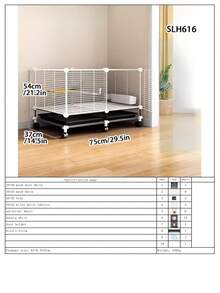 Portable Bird Cage With Removable Tray, Connectable Small Pet Playpen Suitable For Parrots, Canaries And Other Small Birds - Assembled Version - View 20