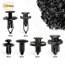 Clips de sujeción universales para automóvil 6 en 1, de estilos mixtos, adecuados para varios modelos de vehículos y escenarios de reparación. Fácil instalación, resistentes y duraderos, aplicables para paneles de puertas, parachoques, guardabarros, etc. Accesorio esencial para reparación y modificación - Sujetadores para automóviles - Ver 6