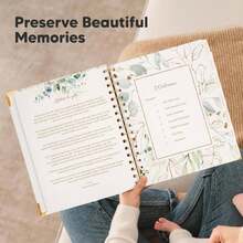 Pregnancy Journal For First Time Moms Gifts - 90 Pages Hardcover Pregnancy Memory Book, Beautiful &Amp; Cute Baby Book Keepsake, Ultrasound Baby Scrapbook, Mom To Be Gift (Alpine) - ColorA - 查看 8