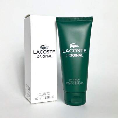  LACOSTE ORIGINAL GEL DOUCHE SHOWER GEL 100ML TRAVEL SIZE