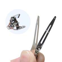 50 Pcs Root Filler Hair Clips Side Bangs Makeup Hair Styling Clips Hair Positioning Duckbill Clips Fringe Hair Clips Straight Clips Silver Small Headpieces - 50pcs - View 2