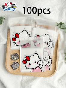 SANRIO 50/100个装 三丽鸥Hello Kitty密封袋 收纳袋 自封袋 礼品包装袋 派对婚礼礼品包装袋 - 透明珠寶包裝袋 - 查看 11