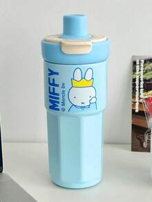 1个MIFFY 550毫升大容量保温杯，可爱女孩便携办公杯，316不锈钢防漏户外车载杯，学生吸管杯，双层壁茶漏杯 - 彩色 - 查看 13