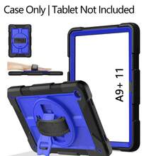 1 Pc, Compatible With IPad 7/8/9 10.2 (2019/2021) With Rotating Stand Case, 5/6 9.7 (2017/2018), 10 / 11 (A16) 10.9 / 11 (2022/2025), A9 Plus 11 X210/X216/X218 Tablet Case - Black + Dark Blue - Blue - View 13