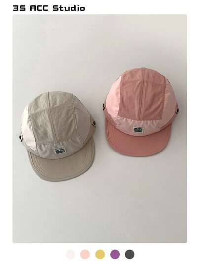 Streetwear New Functional Short Brim Cap, Summer Quick-Dry Unisex Sports Baseball Cap, Flat Top Peaked Hat, Streetwear Brand, Summer Short Brim Hat, Lightweight Breathable Sports Baseball Cap For Men & Women