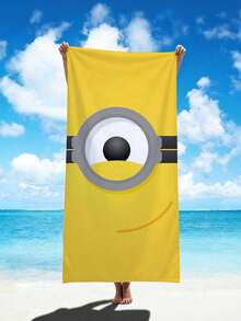 Minions 小黄人主线沙滩巾 - 超细纤维，双面绒面，数码印花 - 速干吸水毛巾 - 沙滩度假浴巾 - 彩色 - 查看 17