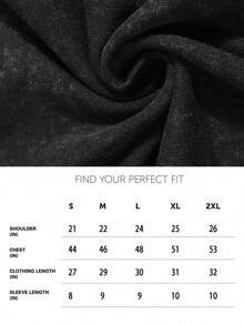 Men's Vintage GYM Graphic Tee | Summer Men's Street Style Retro Print T-Shirt | YLA Wolf Head Design | Niche Fashion Men's Clothing Y2k Clothing | Unisex - 黑色 - 查看 6