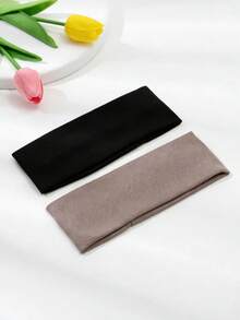 2 Street Sports Casual Knitted Stretch Headbands - Multicolor - View 2