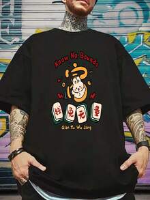 Mens T Shirts, Black Short Sleeve Crew Neck T Shirt, Classic Cotton T Shirt for Men, Soft & Comfortable, Durable, Stylish, Versatile for Daily Commute, Workout Sessions, Night Outings, and Holiday Festivities, Premium Cotton Construction Ensures Maximum Durability, Classic Crew Neck Design Complements Any Look, A Wardrobe Staple - Negro - Ver 4