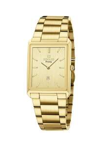 Reloj de cuarzo para hombre REWARD, estilo de moda empresarial, pantalla de fecha, manecillas luminosas, multifunción, alta calidad, regalo, diseño clásico, correa de acero inoxidable - Dorado - Ver 10